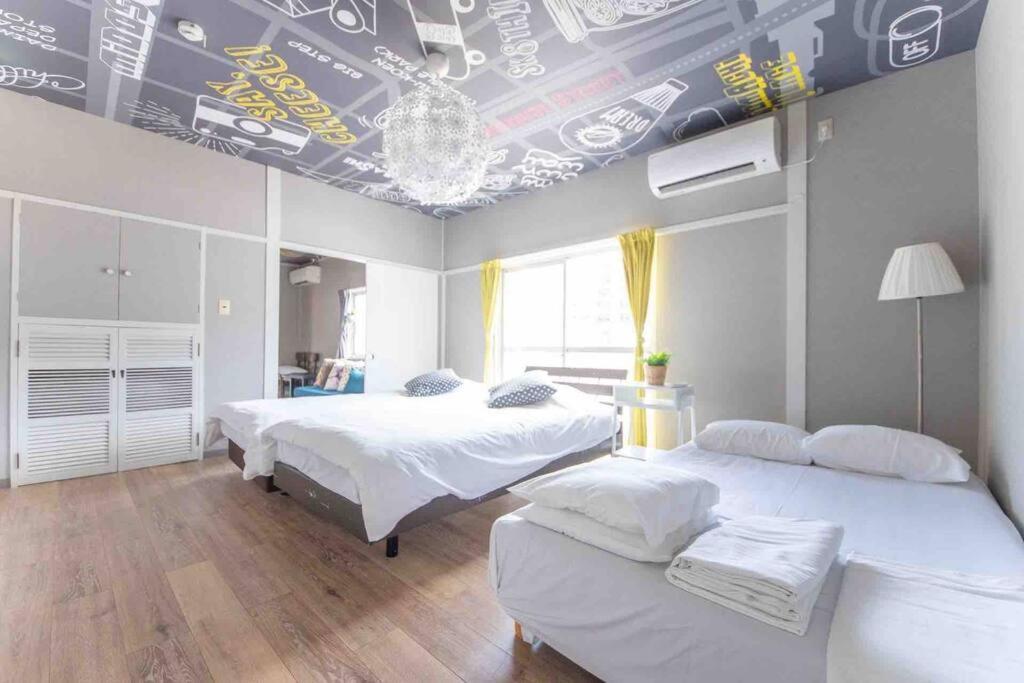 Sanacion Namba 難波千日前の5Ldk120平米 駅徒歩2分 広々バルコニーでバーベキューも可能 Apartment Osaka Ngoại thất bức ảnh
